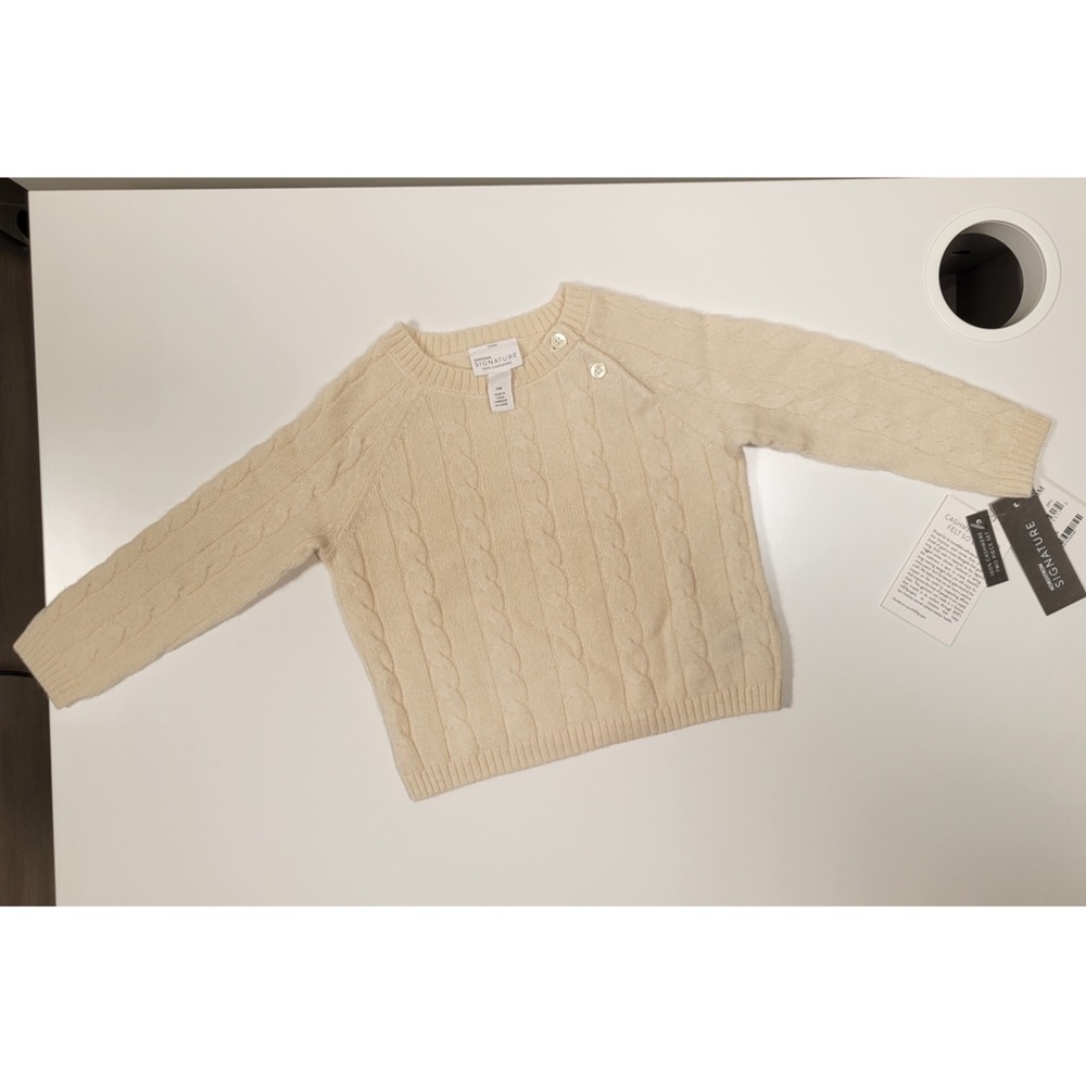 BNWT Nordstrom 100% Cashmere Top - 12 Months